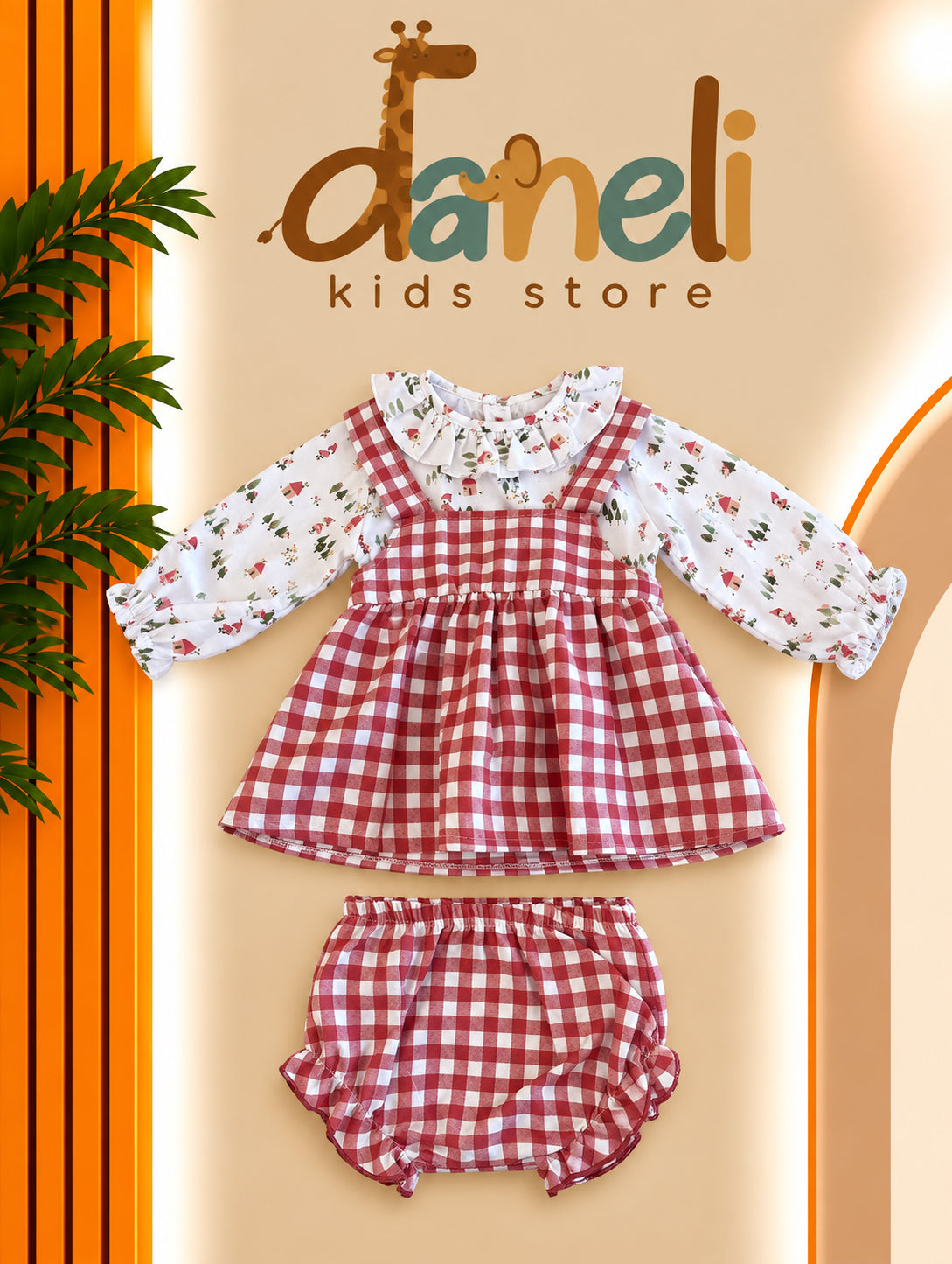 Salopette con Camicina e culotte