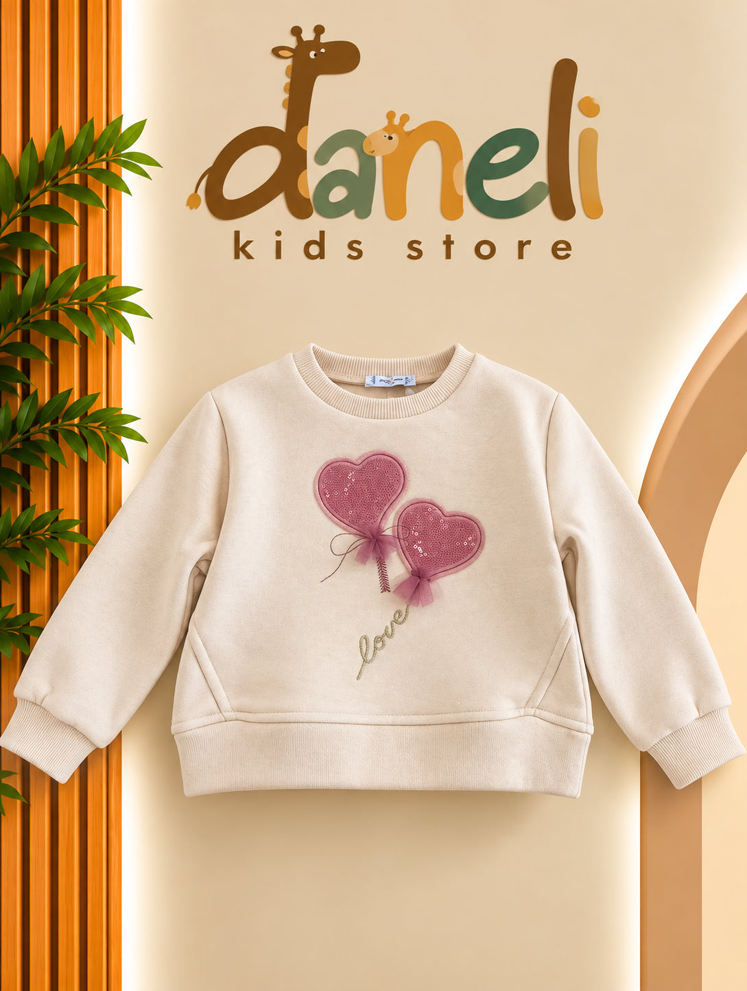 Maglione cuori
